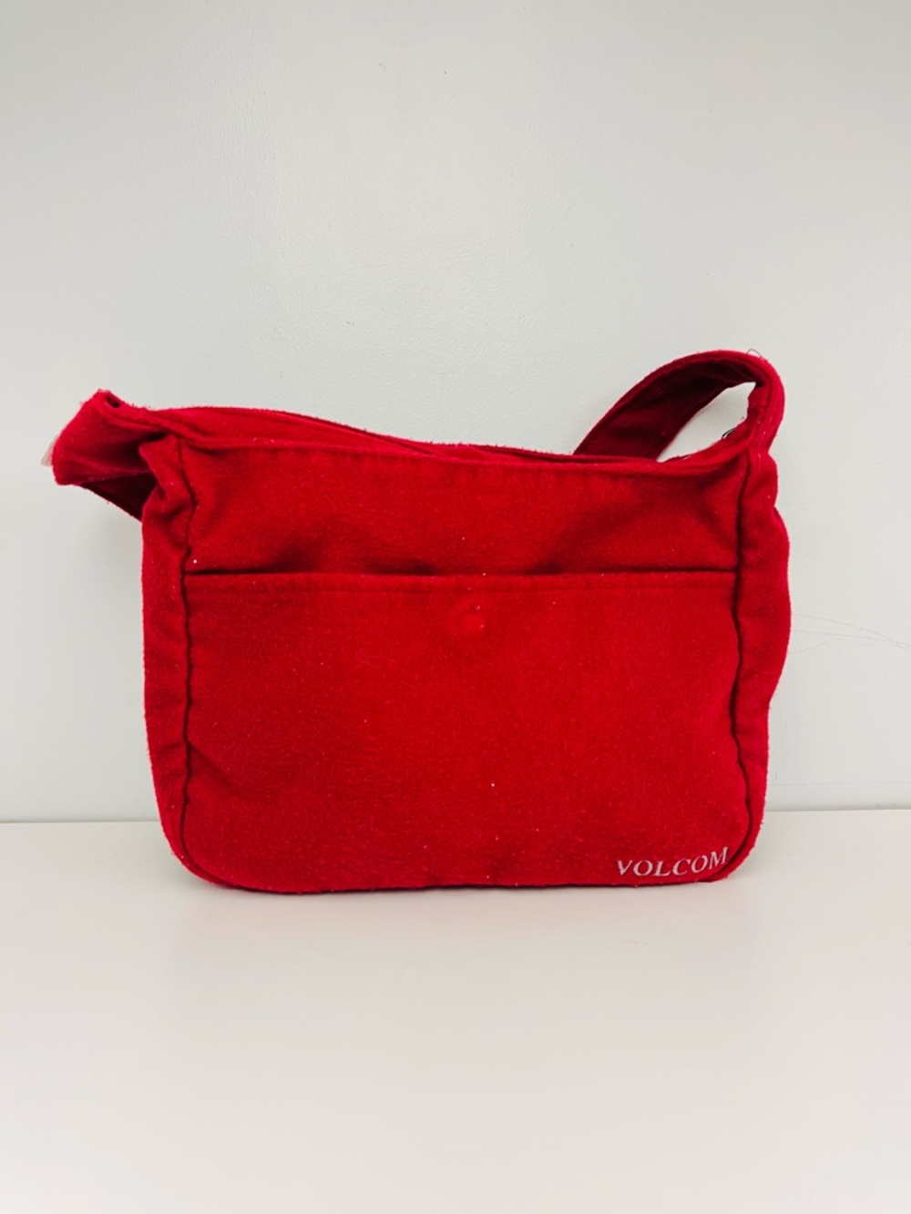 Y2K Small Red VOLCOM Shoulder Bag